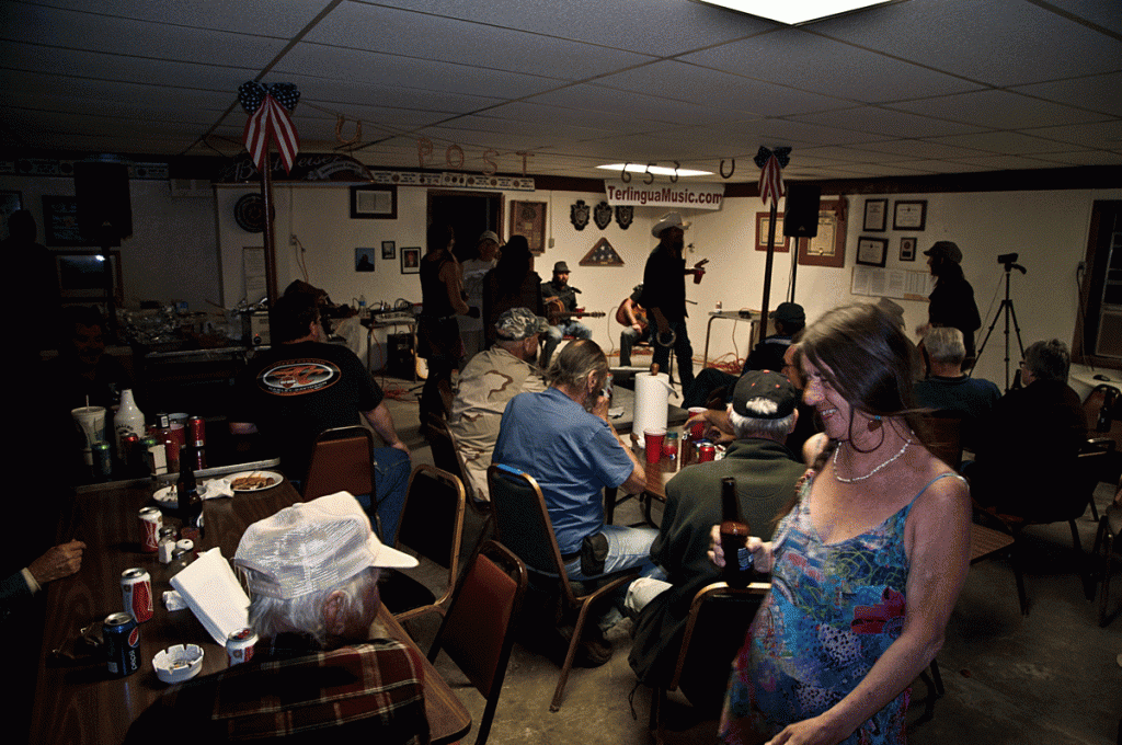 Vickie and the legion crowd.