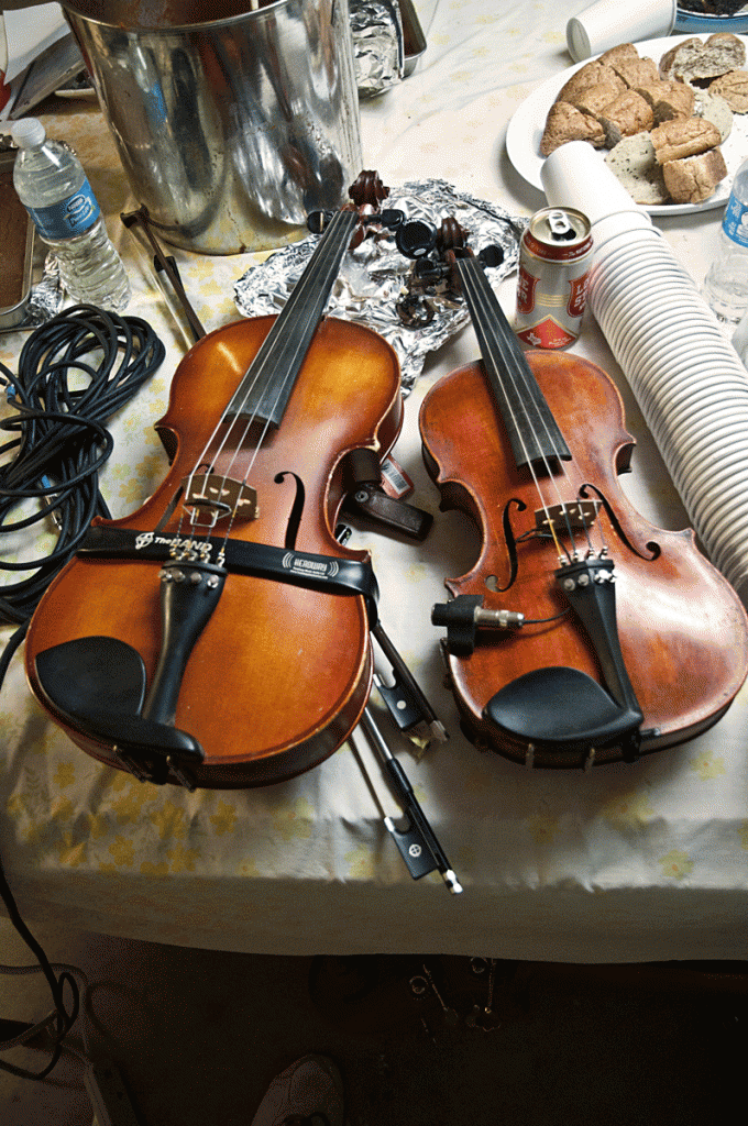 A Viola.  A Violin.  A Lone Star.