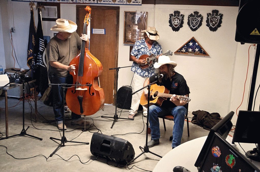 3-Chord George started things off.  Nick on Bass.  Pablo on mandolin.