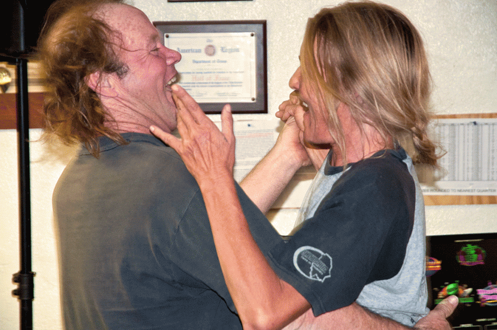 Wes and Judy dancing.