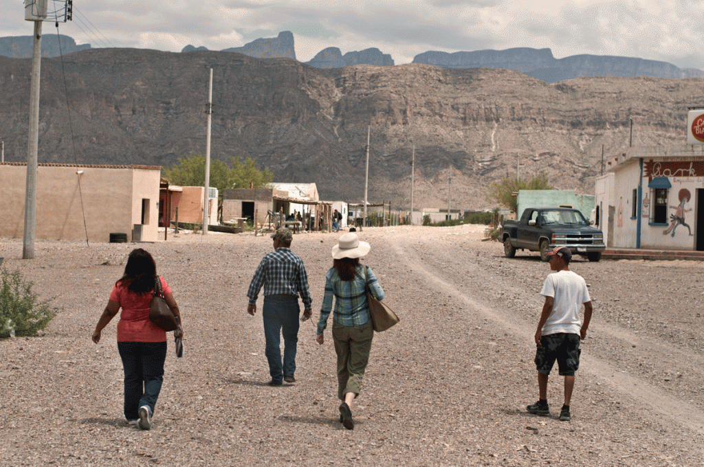 Walking the streets of Boquillas.