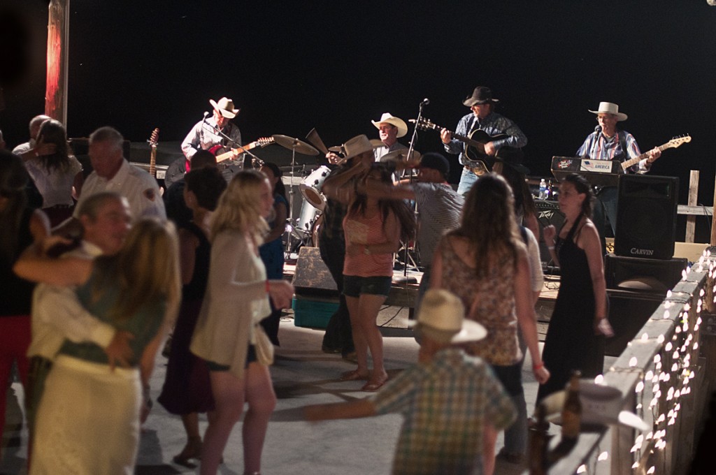 dancing to Craig Carter at the boathouse in terlingua