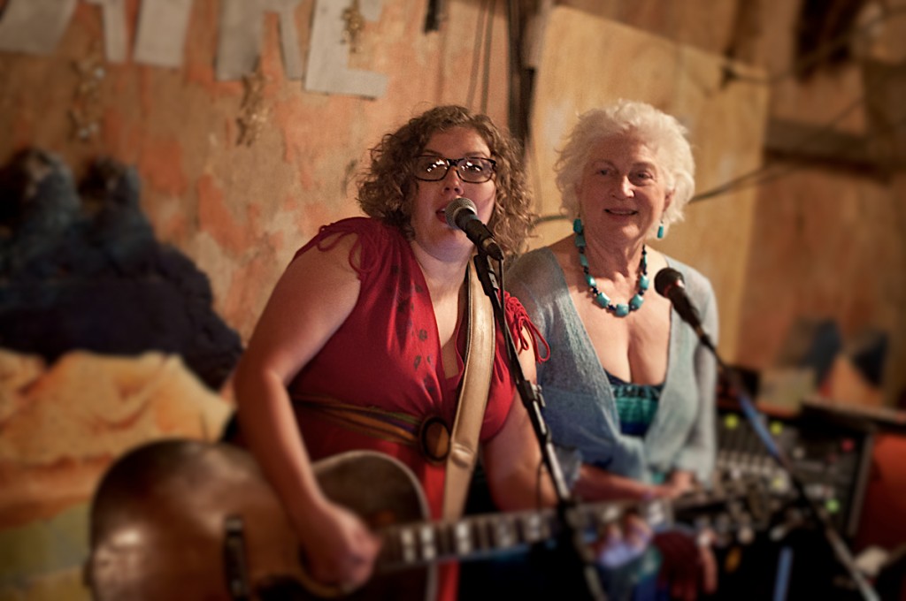 bonnie and marti whitmore at the starlight in terlingua