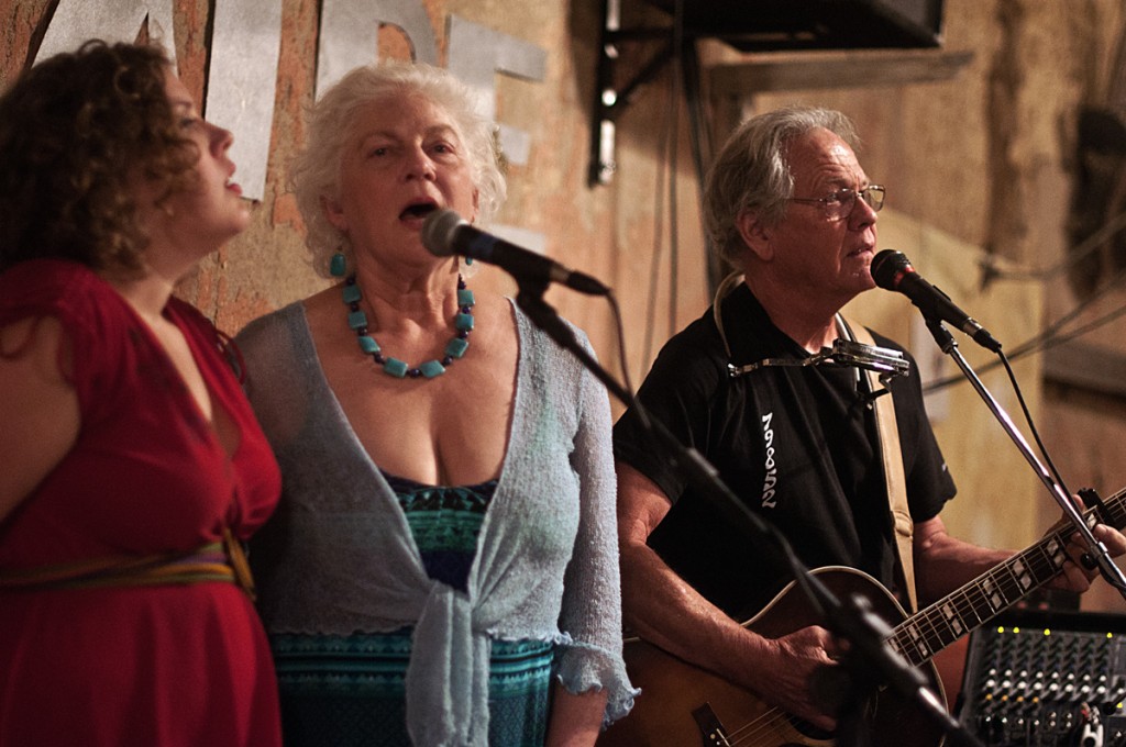 bonnie whitmore at the starlight in terlingua with her parents