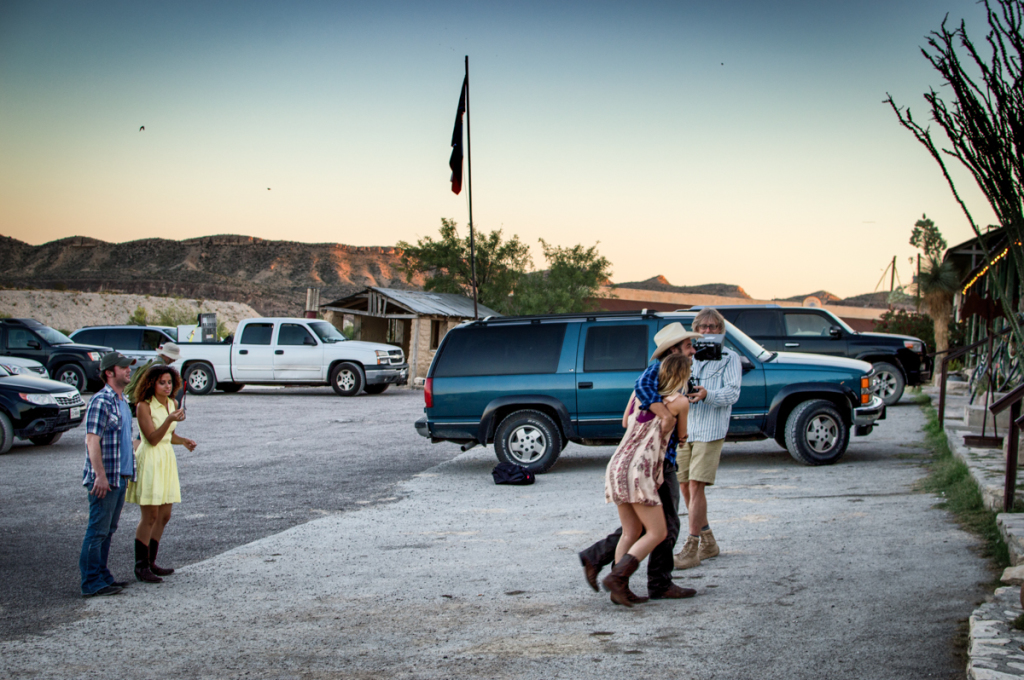 Actors entering the Starlight Theatre.