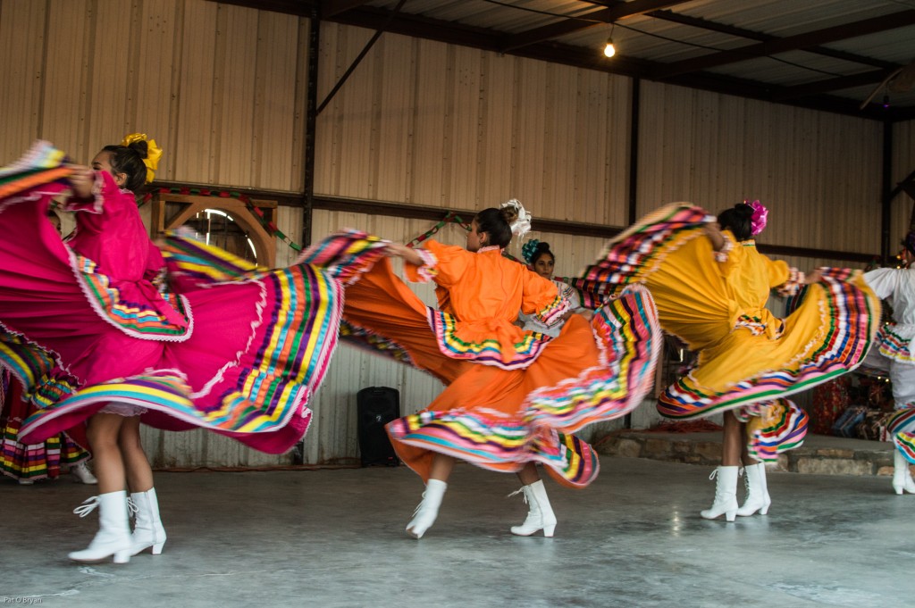 Stomping feet and a swirl of color