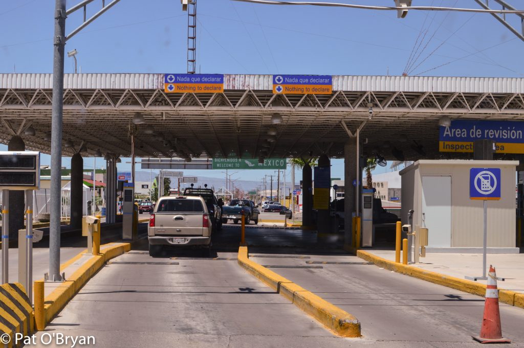 Entering Mexico